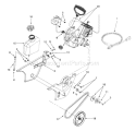 Page C Diagram and Parts List for 31AE162-401 1999 Yard Man Snow Blower